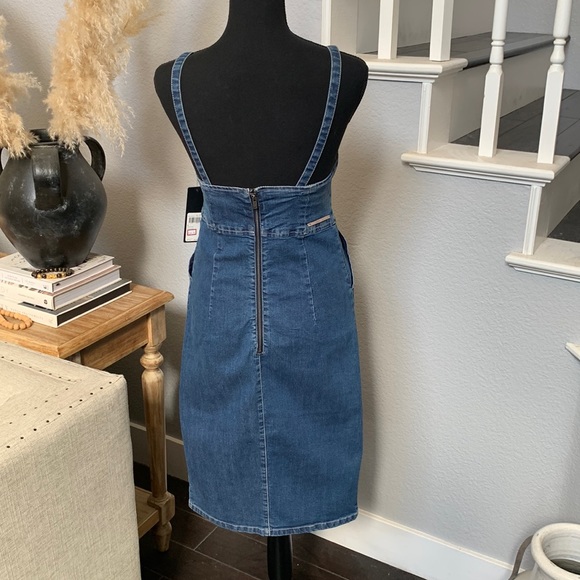 Guess Denim Strap Shoulder Dress - Picture 3 of 4